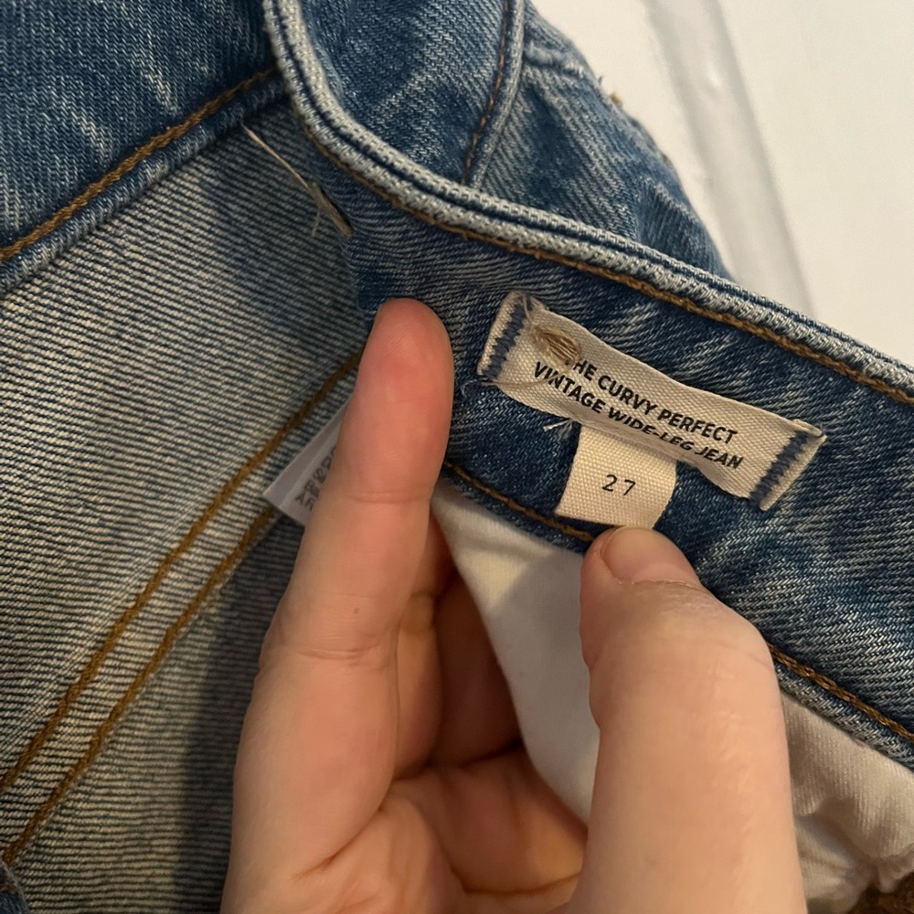 Madewell Curvy Perfect Vintage Wide Leg Jean- 27 - Picture 5 of 5